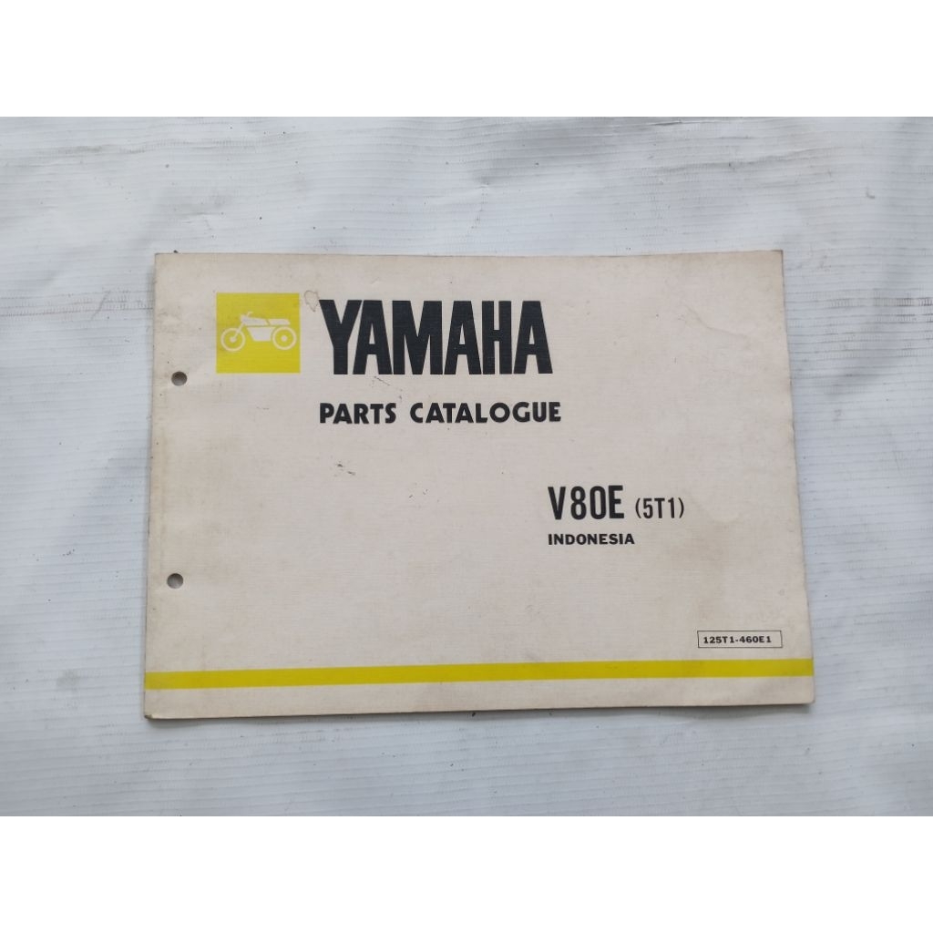 Part Catalog Yamaha V80 dobel stater Original halaman utuh