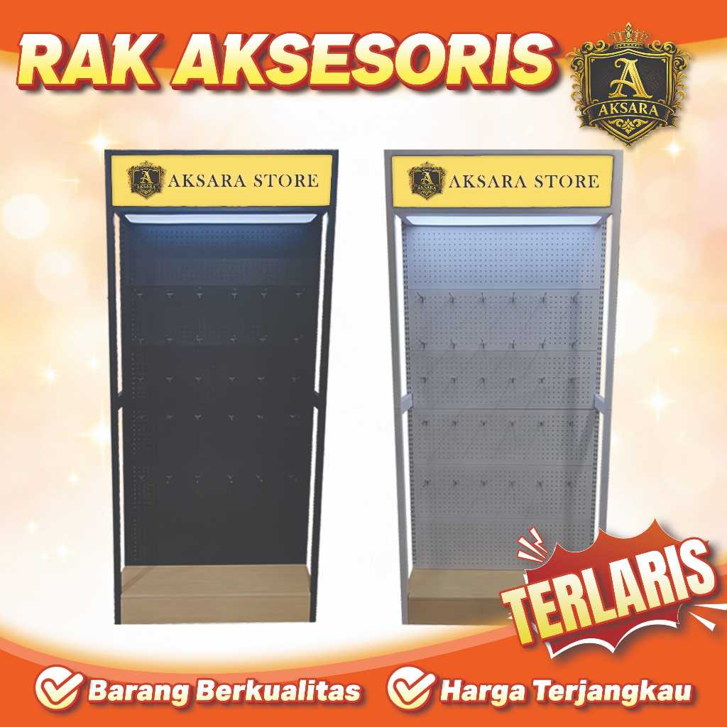 RAK DISPLAY ACCESORIES / RAK AKSESORIS FULL HOOK / RAK AKSESORIS