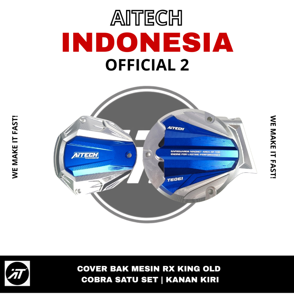 Cover Bak Mesin Aluminium Rx King Old | Rx King Cobra Tahun 1990-2003 Aitech