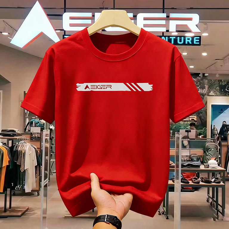 [Outlets Kaos Katun 100%]Kaos EIGER Pria Wanita Baju Atasan Grafis Minimalis Kasual Nyaman Kualitas 