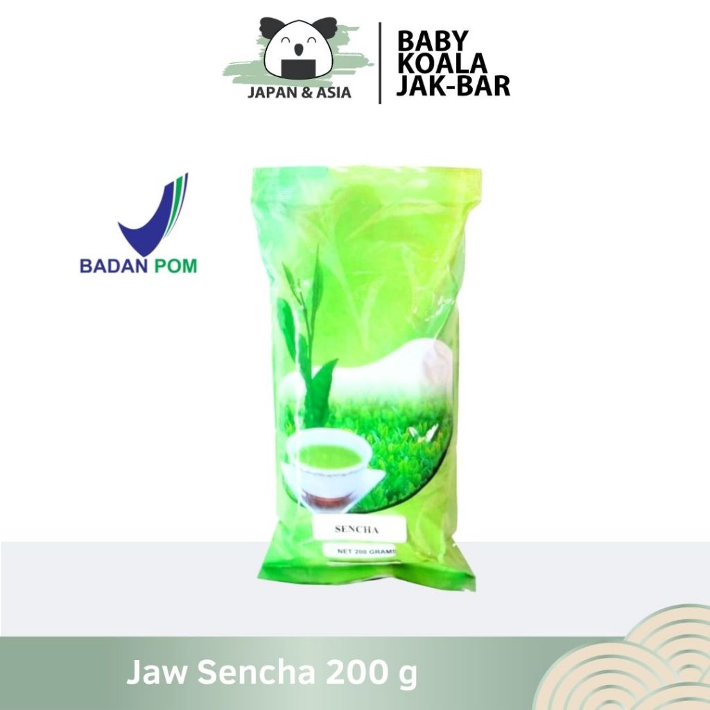 JAW Sencha Ocha Green Tea Teh Hijau 200 g Halal  -BKJ