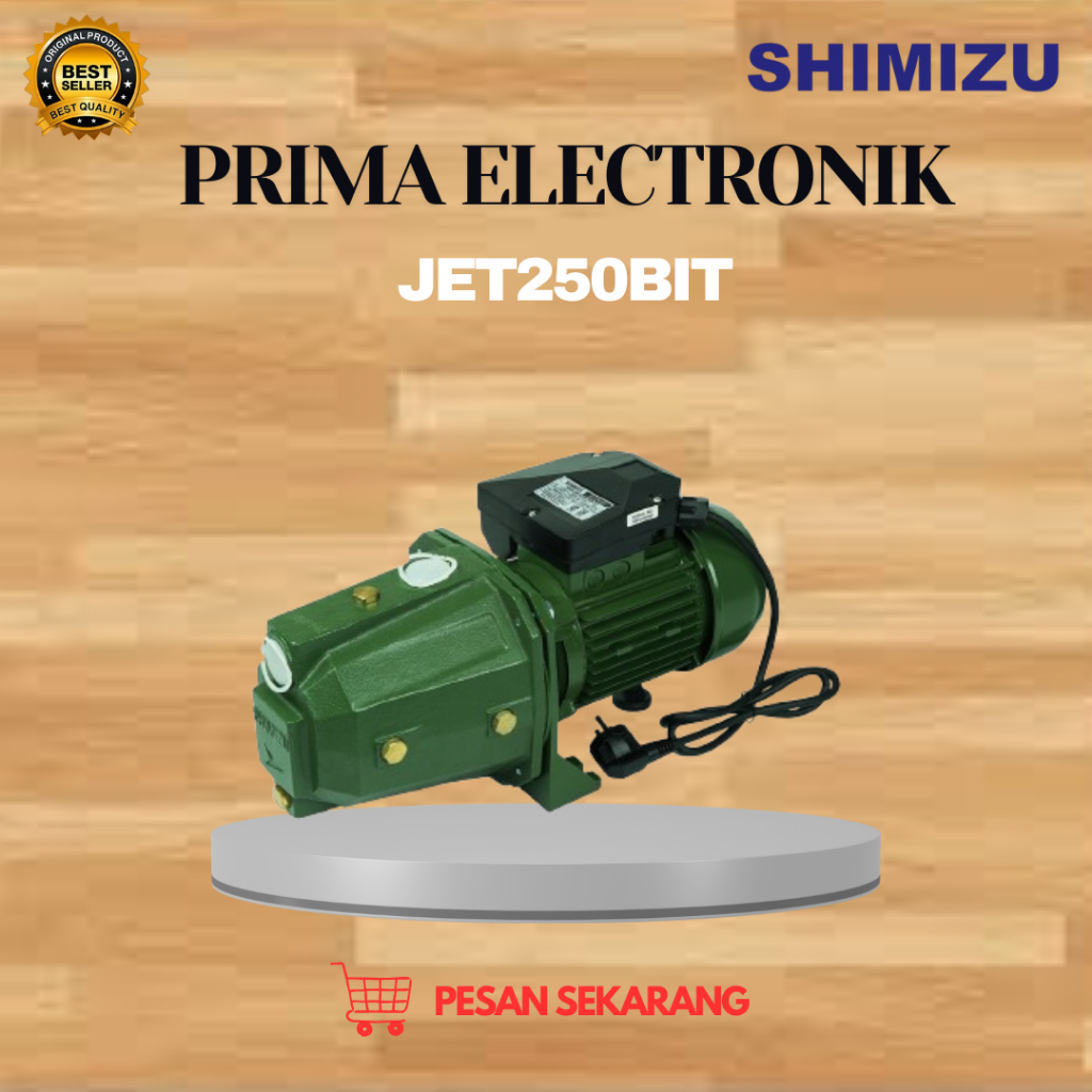 Pompa Air Shimizu JET250BIT Jet Pump 250 Watt JET250BIT/ORIGINAL BERGARANSI RESMI