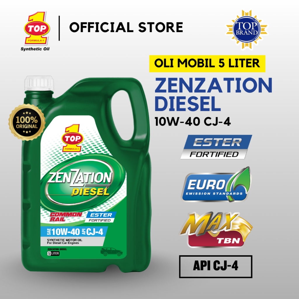 TOP 1 Oli Mobil ZENZATION DIESEL 10W-40 - 5 L