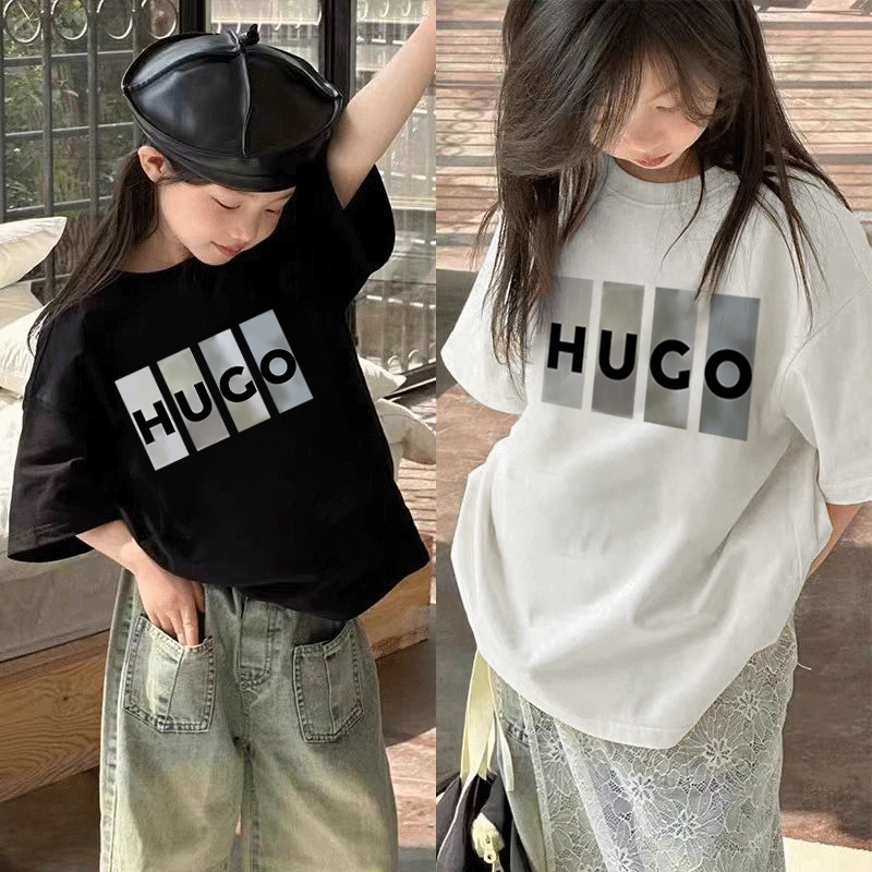 [COD]Kaos anak|2-12 Tahun|kaos Cetakan HUGO yang lucu|korea style premium baju atasan|Kaos anak pere