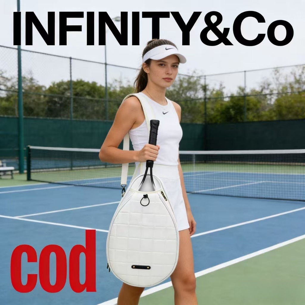 Tas Badminton Pria & Wanita, Tas Raket Tenis, Tas Selempang Anti Air, Serbaguna Profesional untuk Ol