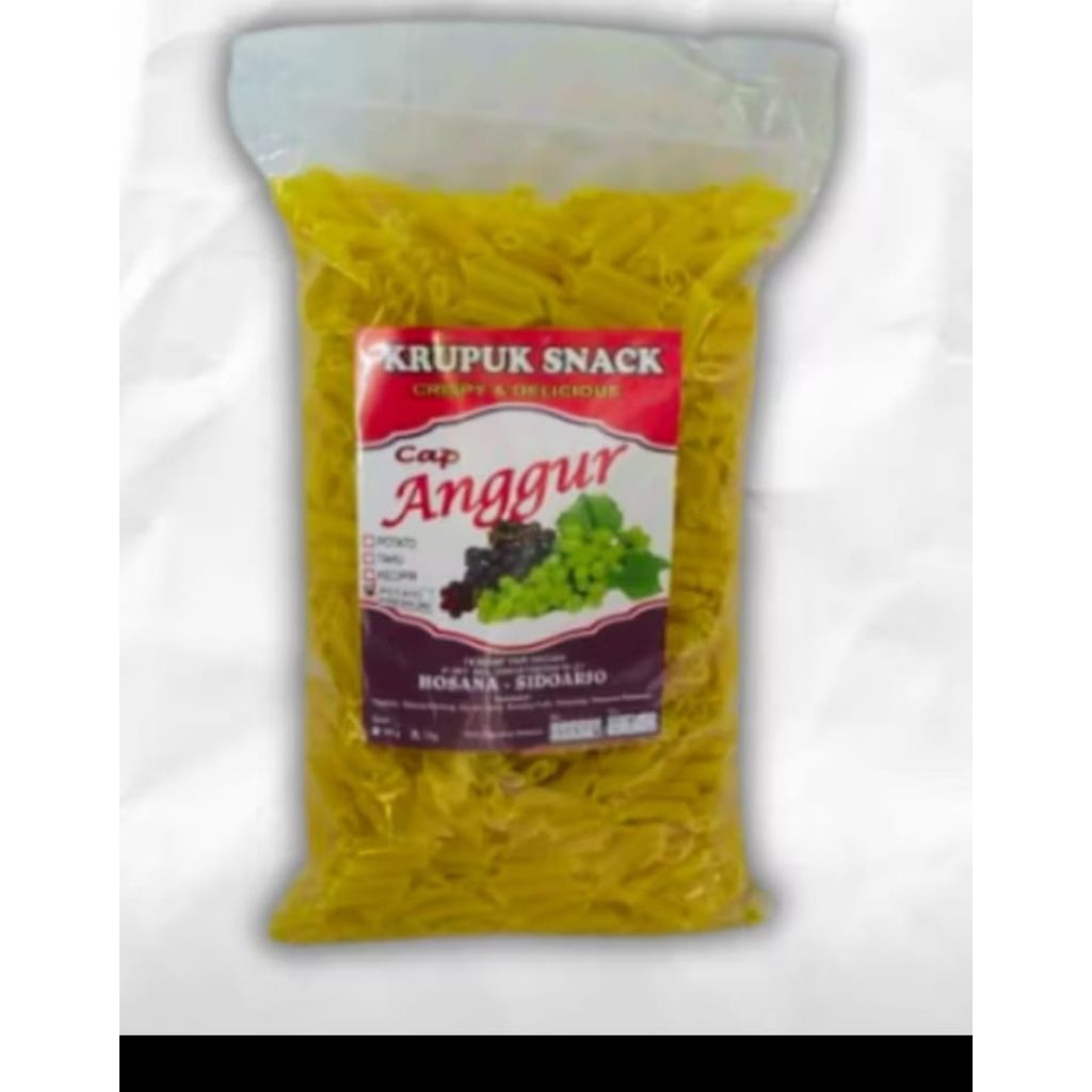 krupuk potato mentah