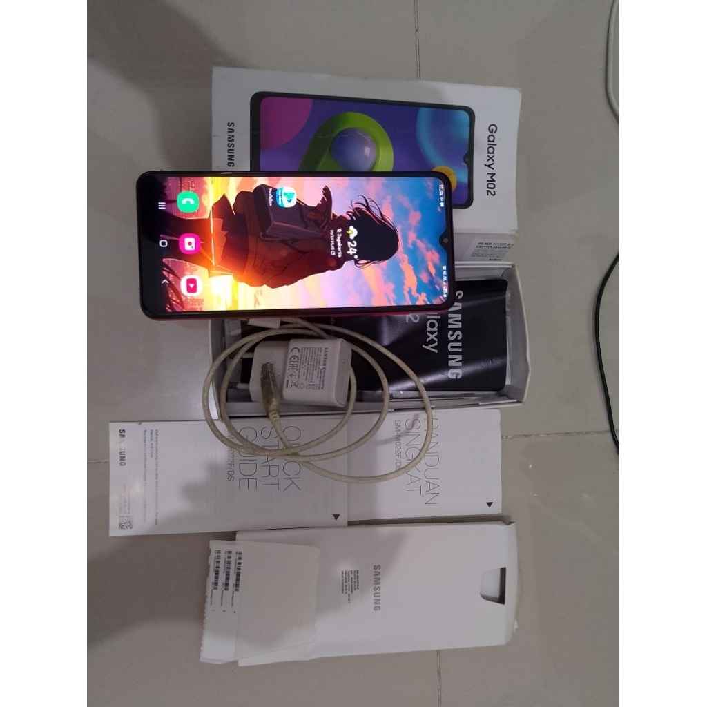 Samsung M02 Ram 2gb/32 Second Fullset