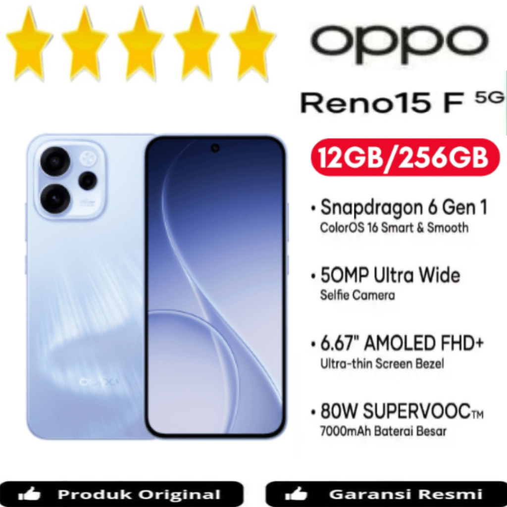 HP OPPO RENO 15F 5G 12GB/256GB ORIGINAL