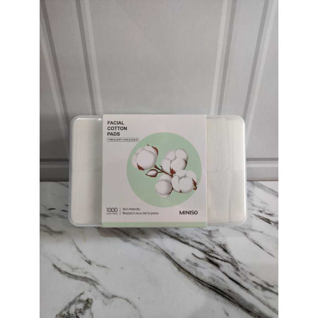 Kapas Miniso Facial Cotton Pad 1000pcs Kapas tipis