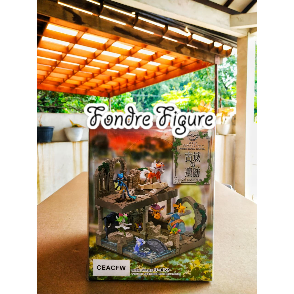 ORIGINAL RE-MENT POKEMON DIORAMA COLLECTION OLD CASTLE REMENT BLINDBOX SATUAN RANDOM ACTION FIGURE