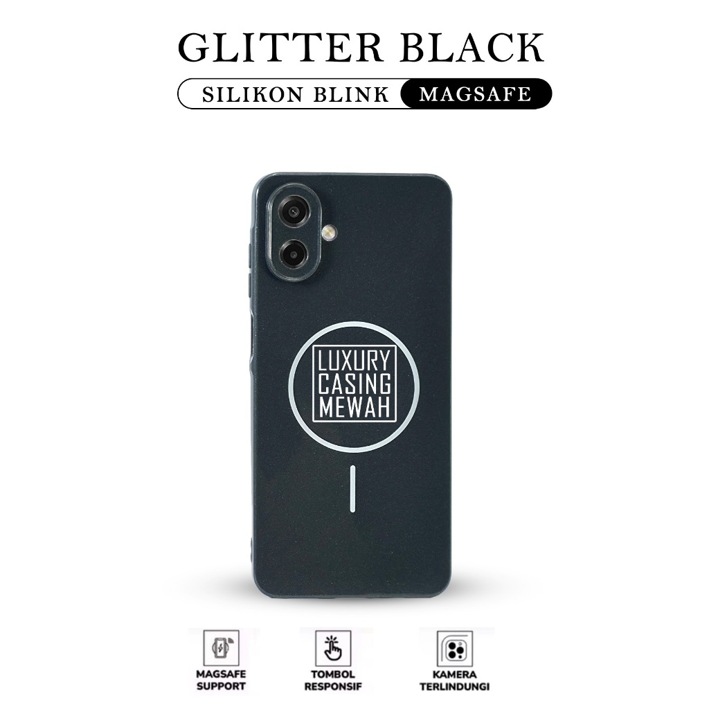 Case Magsafe Magnetic Glitter Case for Samsung A07 Samsung A06 4G Samsung A06 5G Samsung A05 Samsung