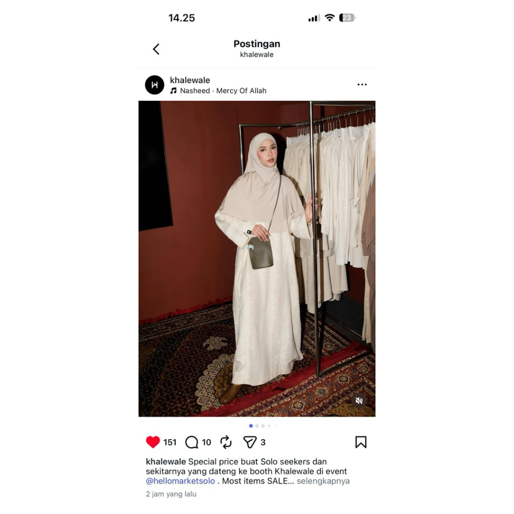 KHALEWALE PRELOVED ABAYA BAHRA DRESS