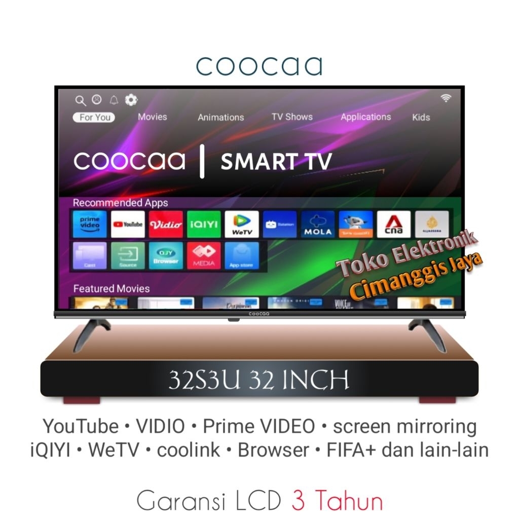 SMART TV LED COOCAA 32 INCH DIGITAL