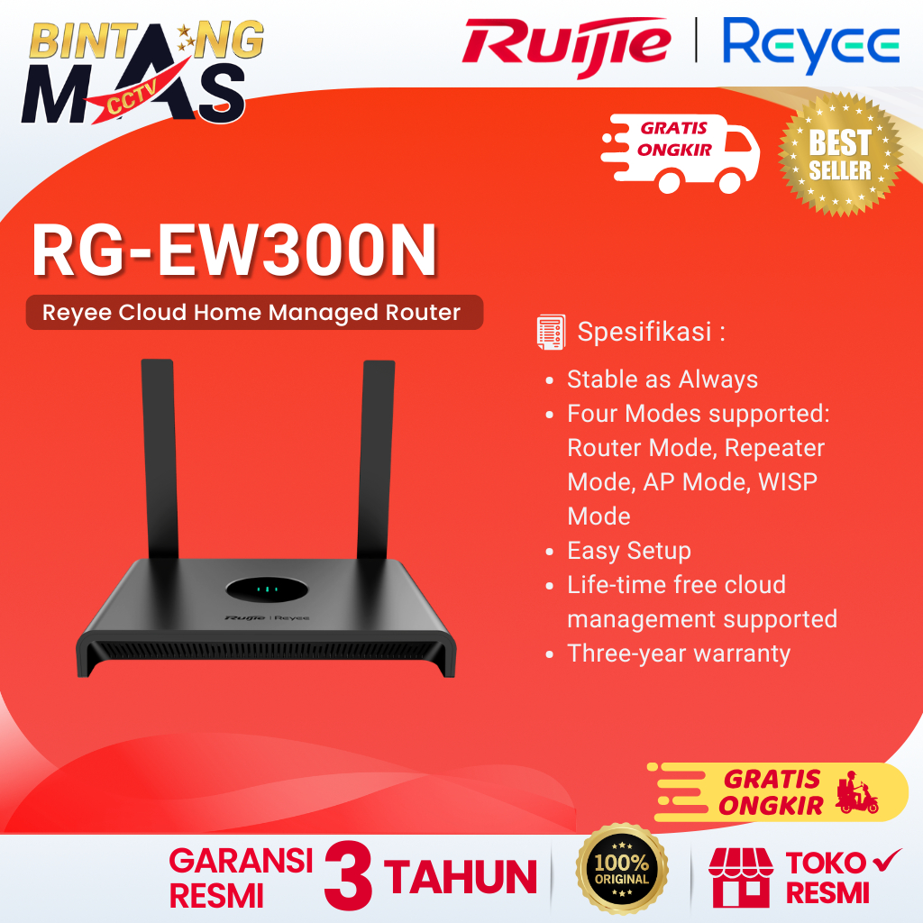 Ruijie Reyee Router Wireless RG-EW300N 300Mbps EW300N EW300 300N