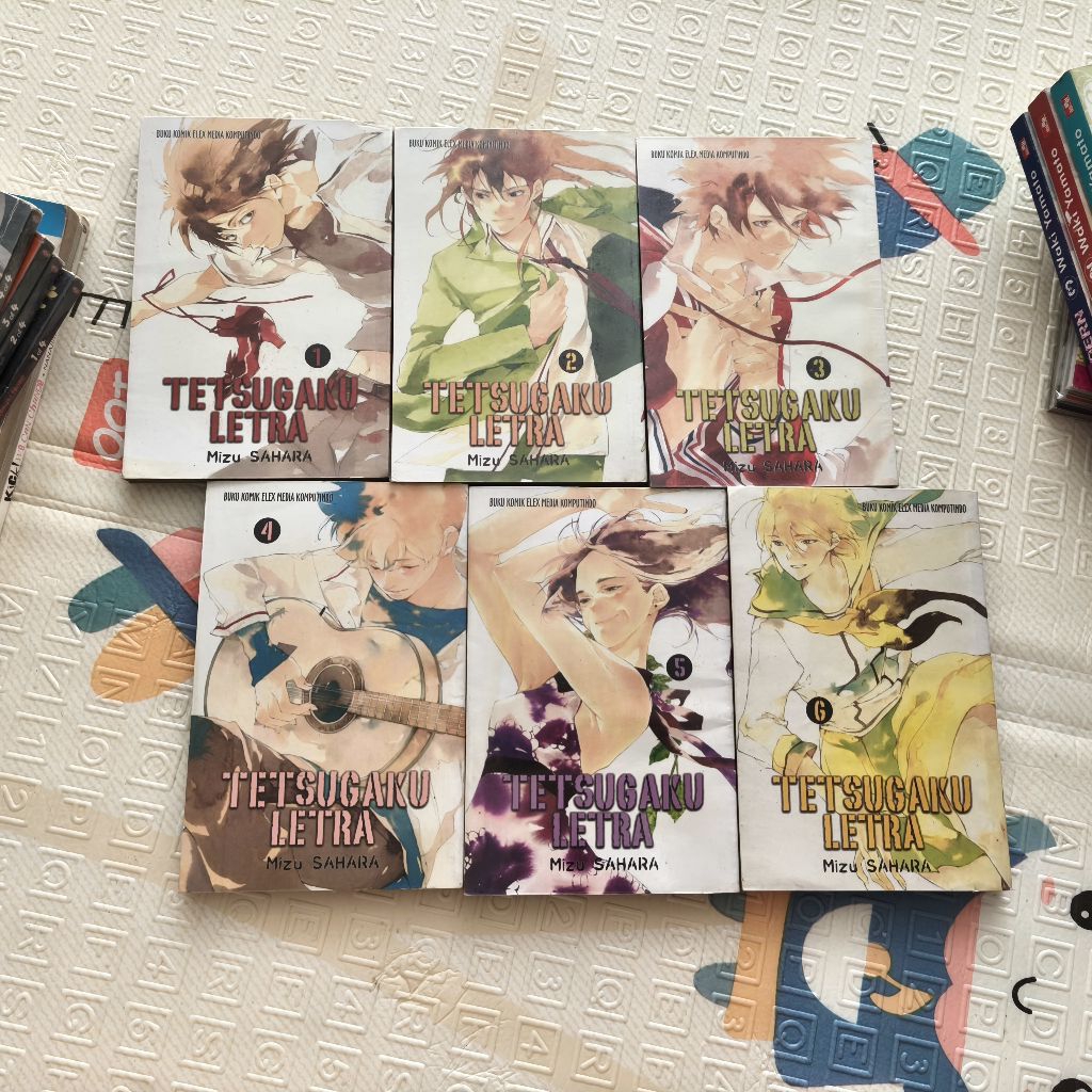 Komik Tetsugaku Letra 1-6 Mizu Sahara Komik Set Pendek Komik Mini Seri
