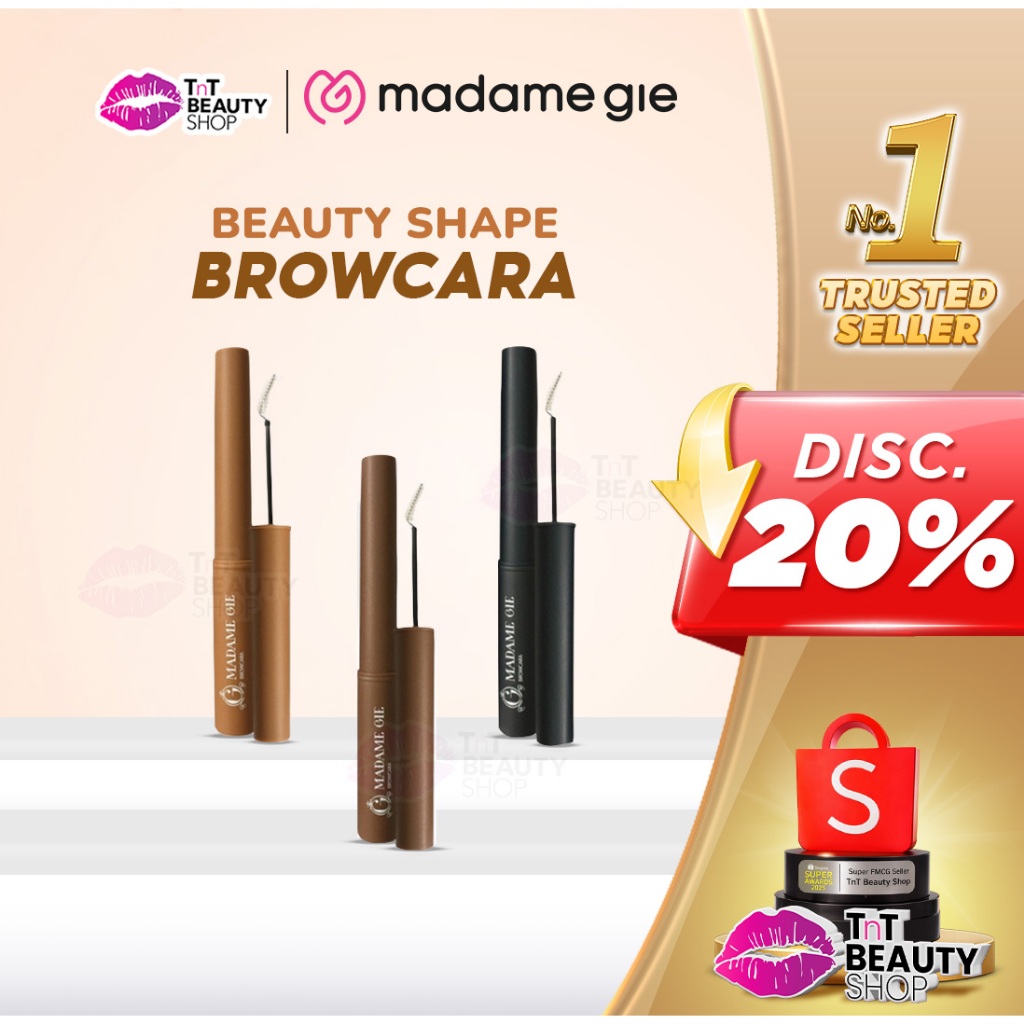 Madame Gie Beauty Shape Browcara Brow Mascara - MakeUp Mascara Alis | Tnt Beauty Shop