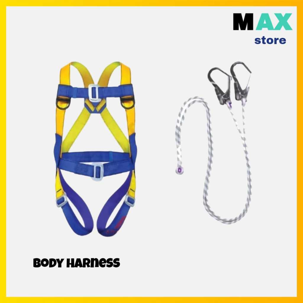 Safety Harness / Full Body Harness Lanyard Double Big Hook MM Safety