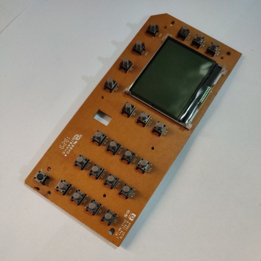 Panel LCD HP 4625 Ink Advantage LCD Display Panel Board HP Deskjet 4625  AP801TCPG0V Tombol ON OFF