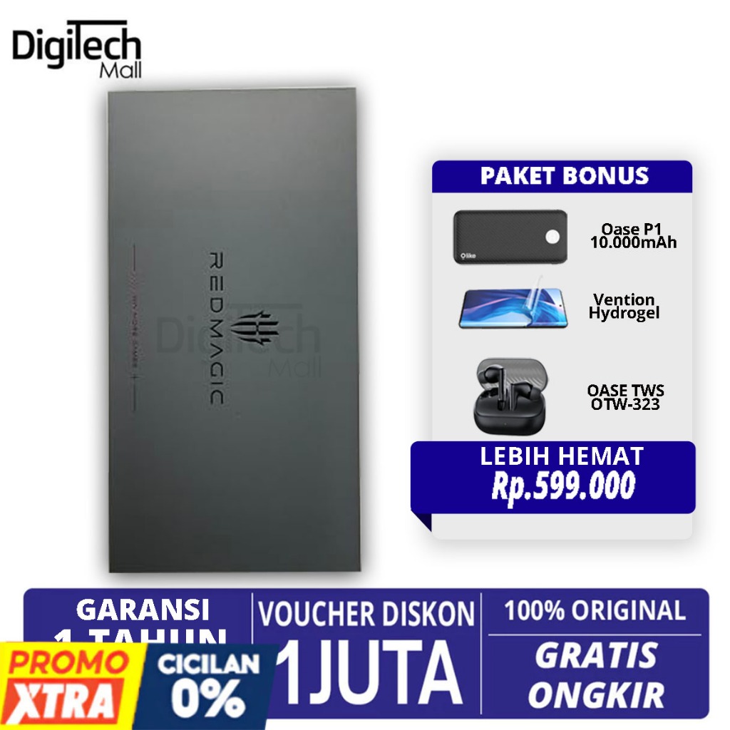 Nubia Redmagic 11 Pro 16/512GB Garansi Resmi - Snapdragon 8 Elite gen 5 - Red Magic Gaming Phone [ N