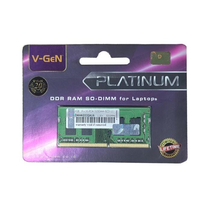 RAM Sodimm DDR4 V-GeN Platinum Rescue 4GB 8GB 16GB 32GB 2133Mhz 2400Mhz 2666Mhz 3200Mhz PC17000 PC19