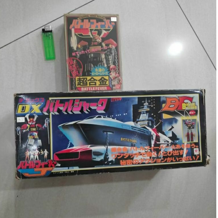 Popy godaikin battle fever J robo shark DX big scale Sentai popy vintage diecast robot chogokin spt 