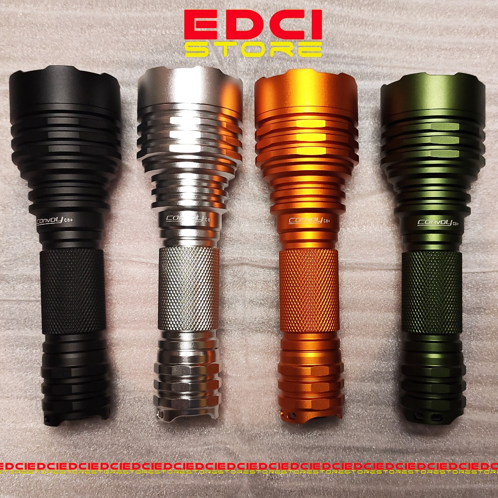 Senter Berburu/Hunting Convoy C8+ with Osram KY.CSLNM1.FY, 5A BUCK DRIVER