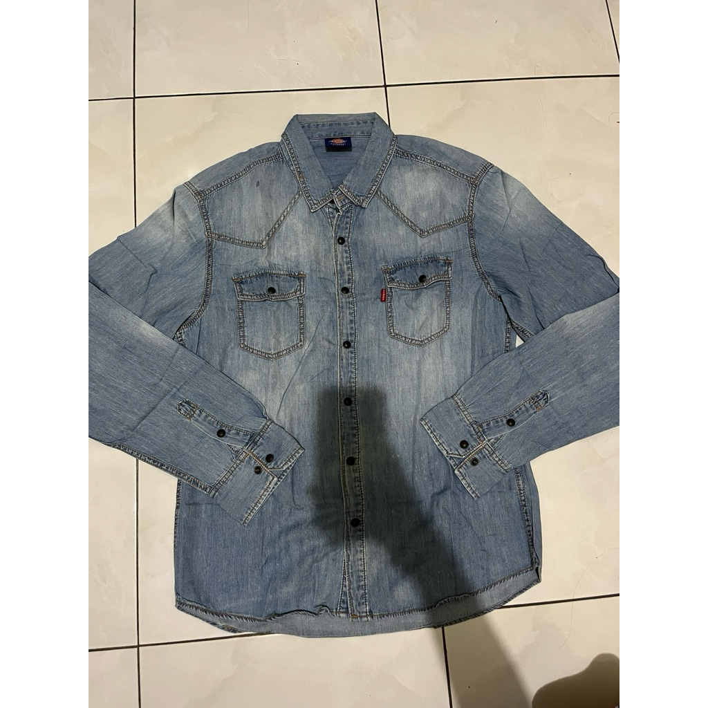baju kemeja dickies preloved / kemeja pria.