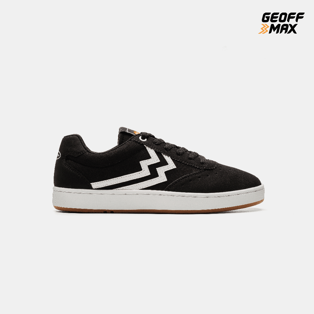 Geoff Max - Boston Black White | Shoes Cupsole | Sepatu | Sneakers | Sepatu Pria Wanita | Sepatu Sek