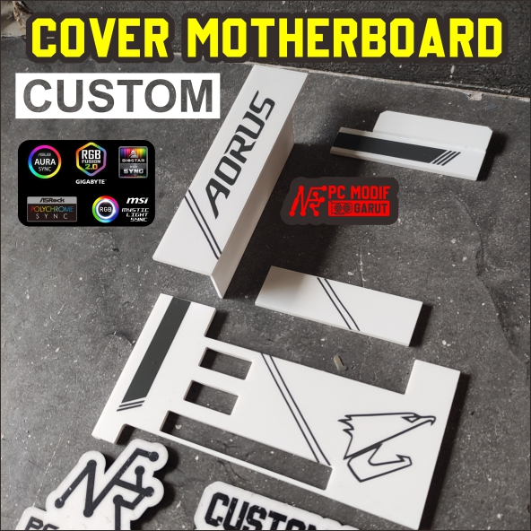AKSESORIES KOMPUTER COVER AIO MOTHERBOARD CUSTOM LOGO