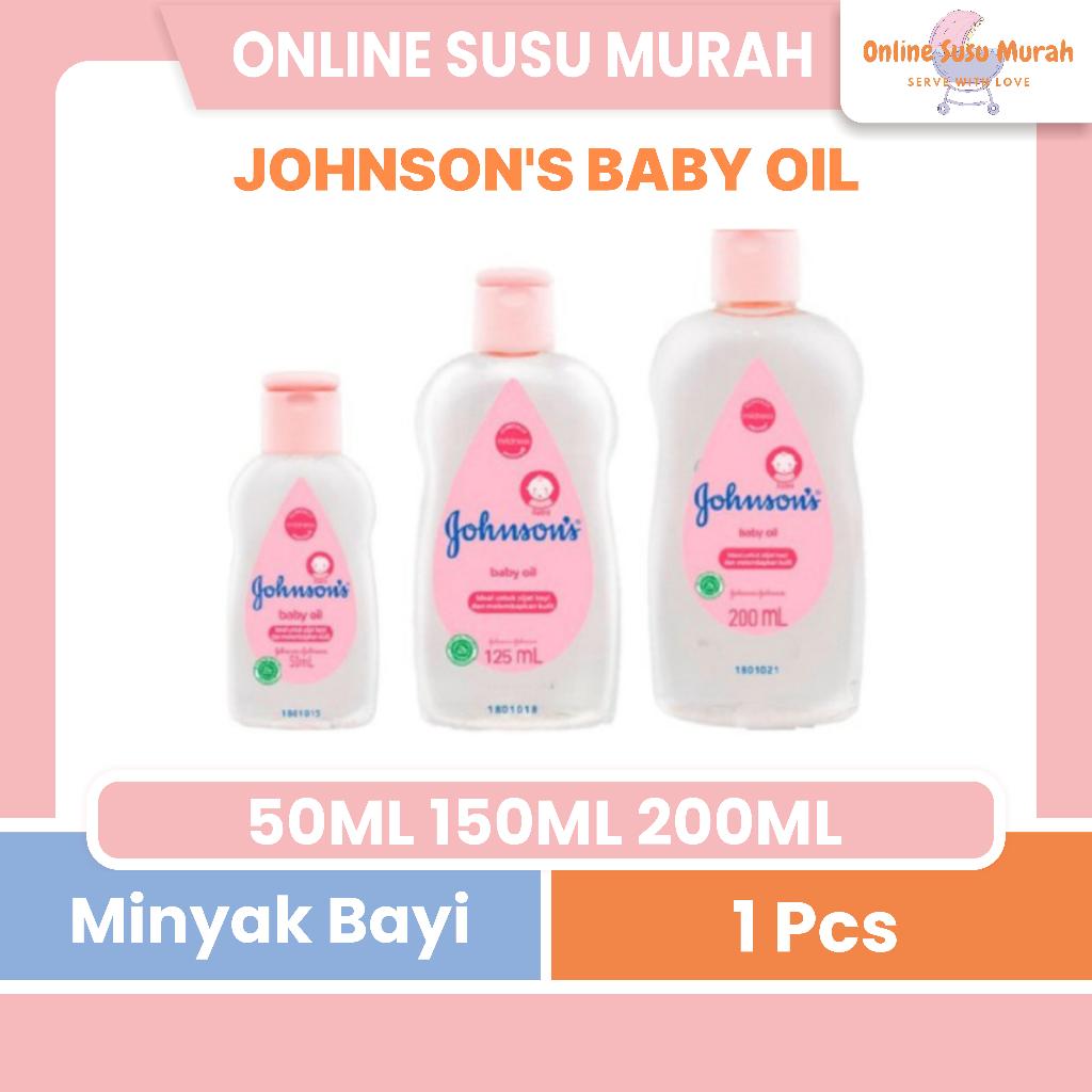 JOHNSON'S BABY OIL 125ML 50ML 200ML JOHNSON MINYAK BAYI 125 ML 50 ML 200 ML PRLA