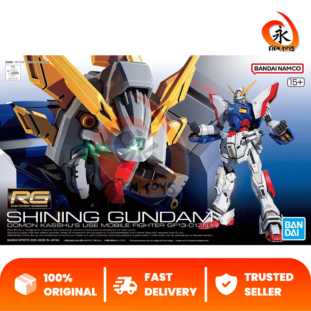 RG Shining Gundam Bandai- Eien Toys