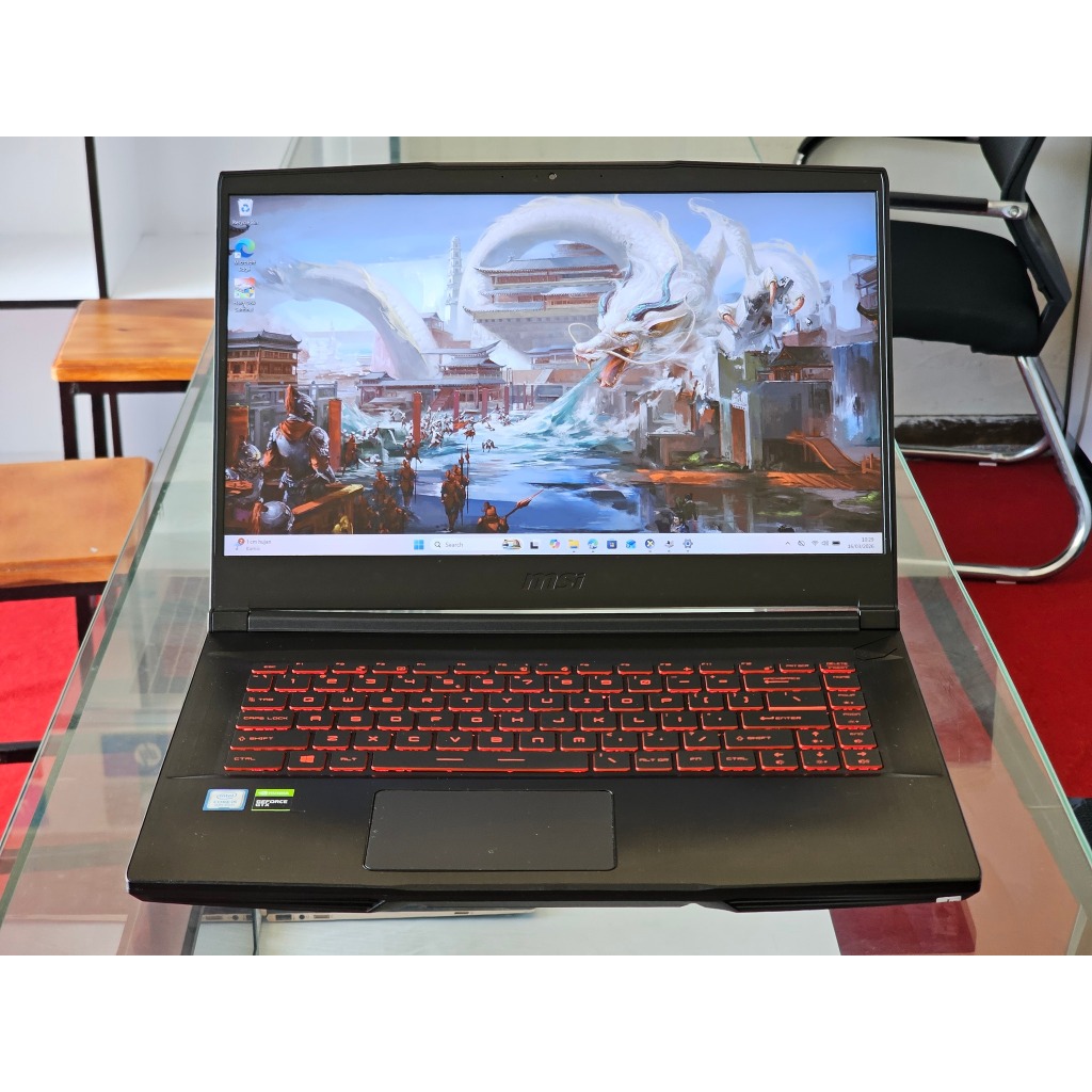 MSI GF63 Thin 9SCSR intel Core i7 Gen 9 Ram 16 GB SSD 512 GB Slim Gaming Editing dan Rendering