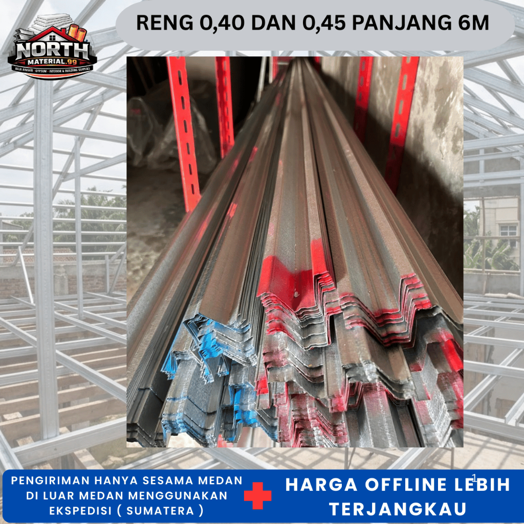 RENG BAJA RINGAN ATAP - RENG PANJANG 6M