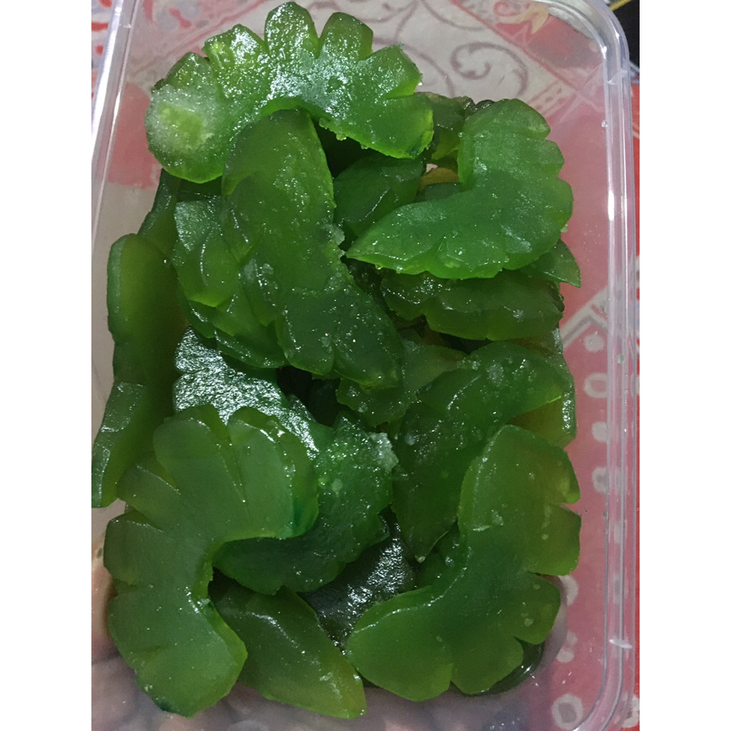 Manisan Halua buah gelugur ukir
