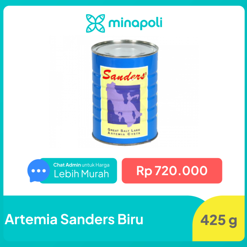 Artemia Sanders Biru Kemasan 425 gram
