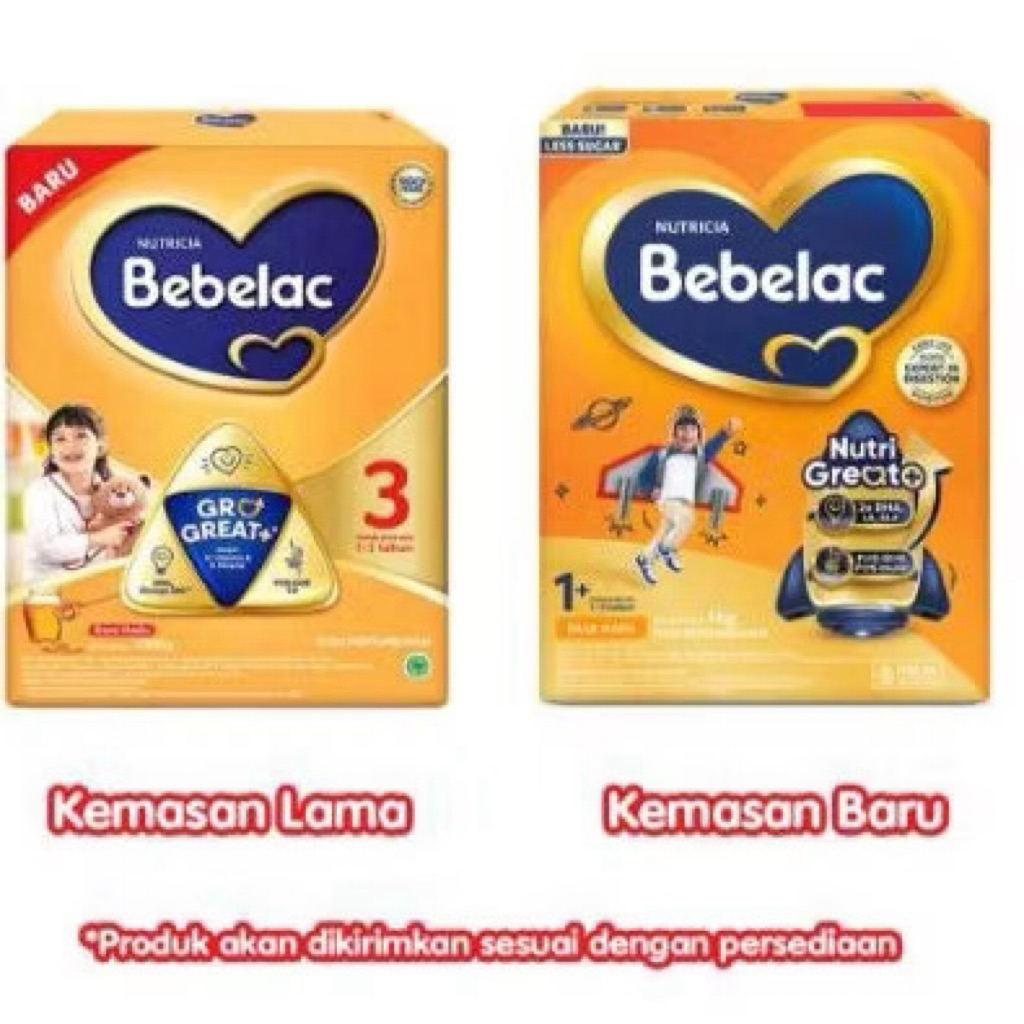 BEBELAC 3 Bebelac 1+ Vanila Madu Susu Pertumbuhan 1-3 Tahun 1800gr