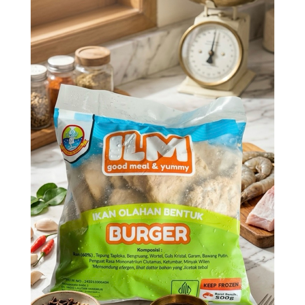 ilm tempura burger 500gr/tempura bentuk burger
