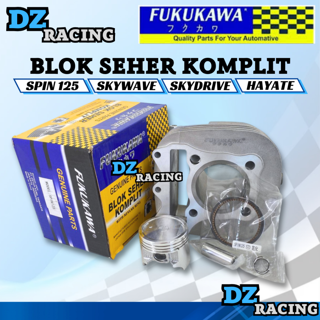 Blok Seher Komplit Suzuki Spin Skywave Skydrive Hayate 125 Original FUKUKAWA