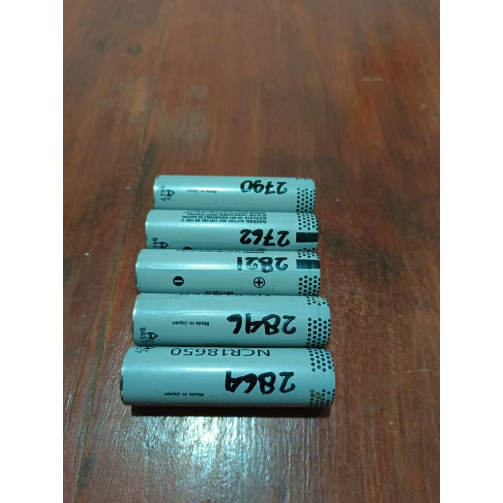 Panasonic NCR CGR 18650 batre Panasonic 2750-3000 mAh