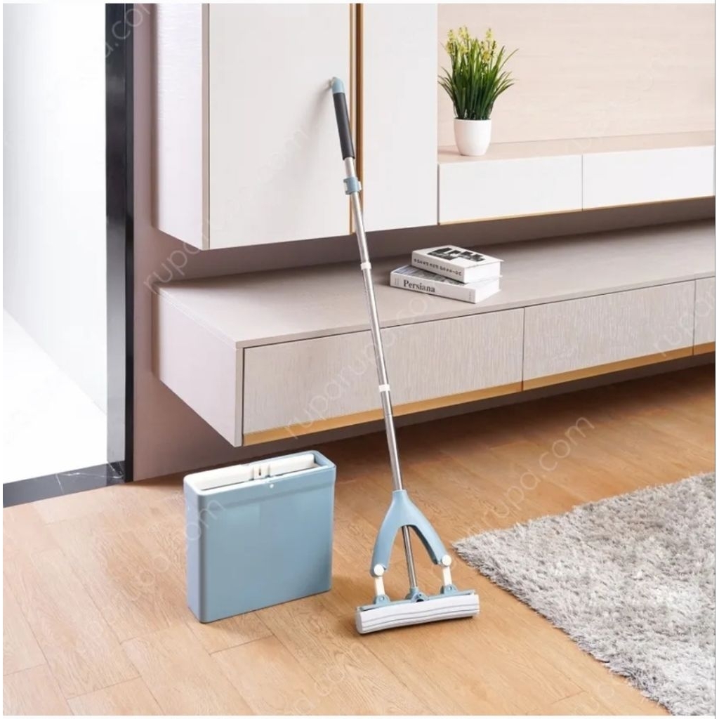 PROCLEAN PVA MOP BUCKET SET BLUE 10505331 & REFILL MOP 10504847