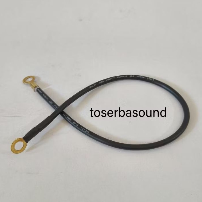 Kabel Grounding 8awg Venom plus Skun baut 14 kabel massa 8 AWG audio mobil