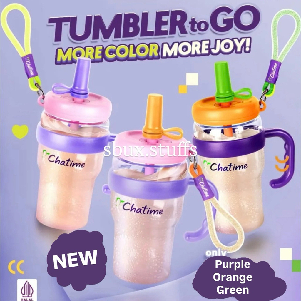 Original Tumbler To Go Chatime Powerpuff Girl Blossom Bubbles Buttercup Mojo Jojo  XXI Cafe Premiere