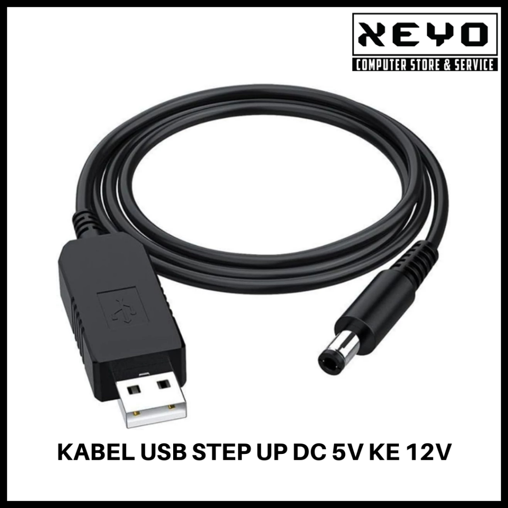 Kabel Usb power Modem Router Orbit telkomsel To Dc 12 Volt step up