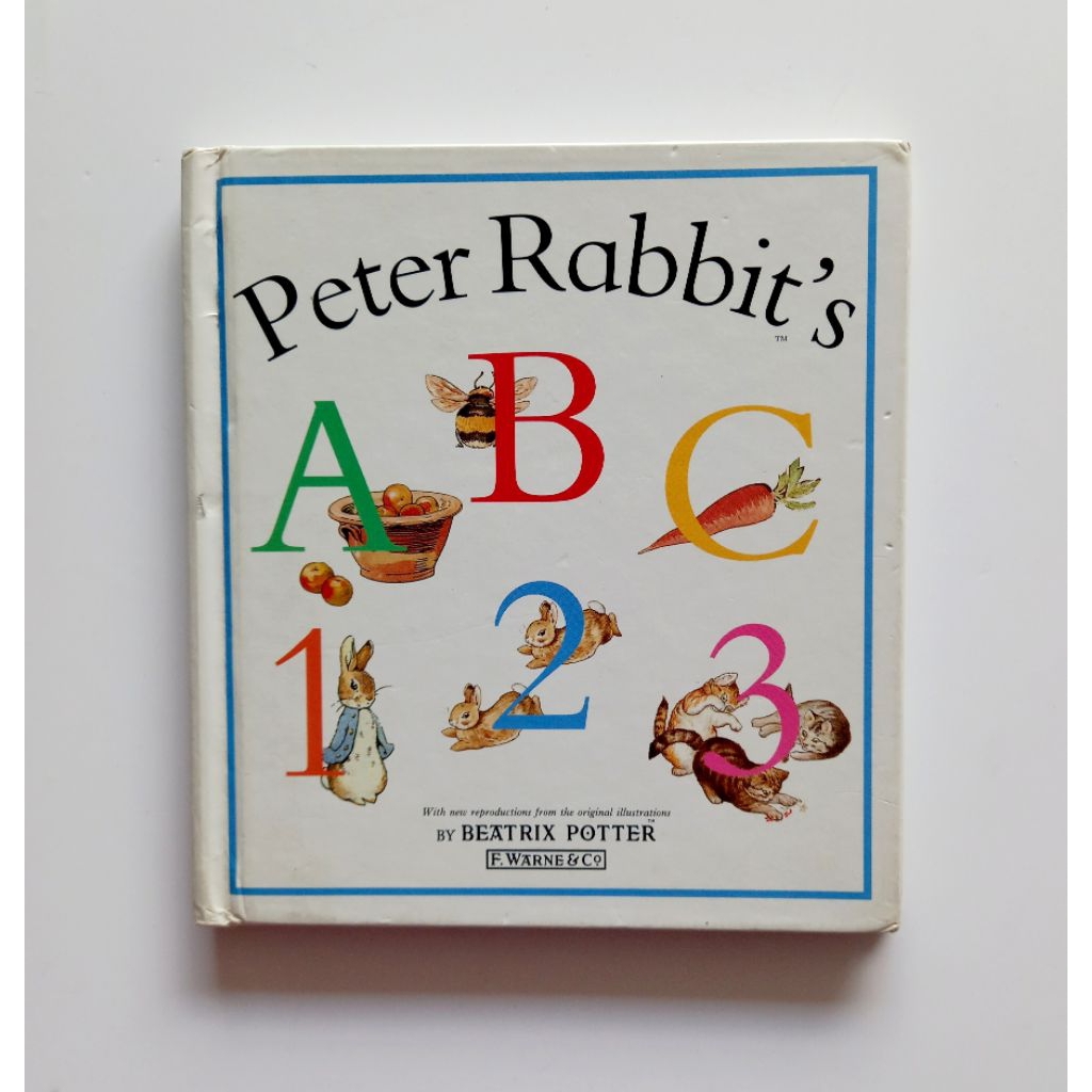 PETER RABBIT'S ABC AND 123 - buku anak impor ori