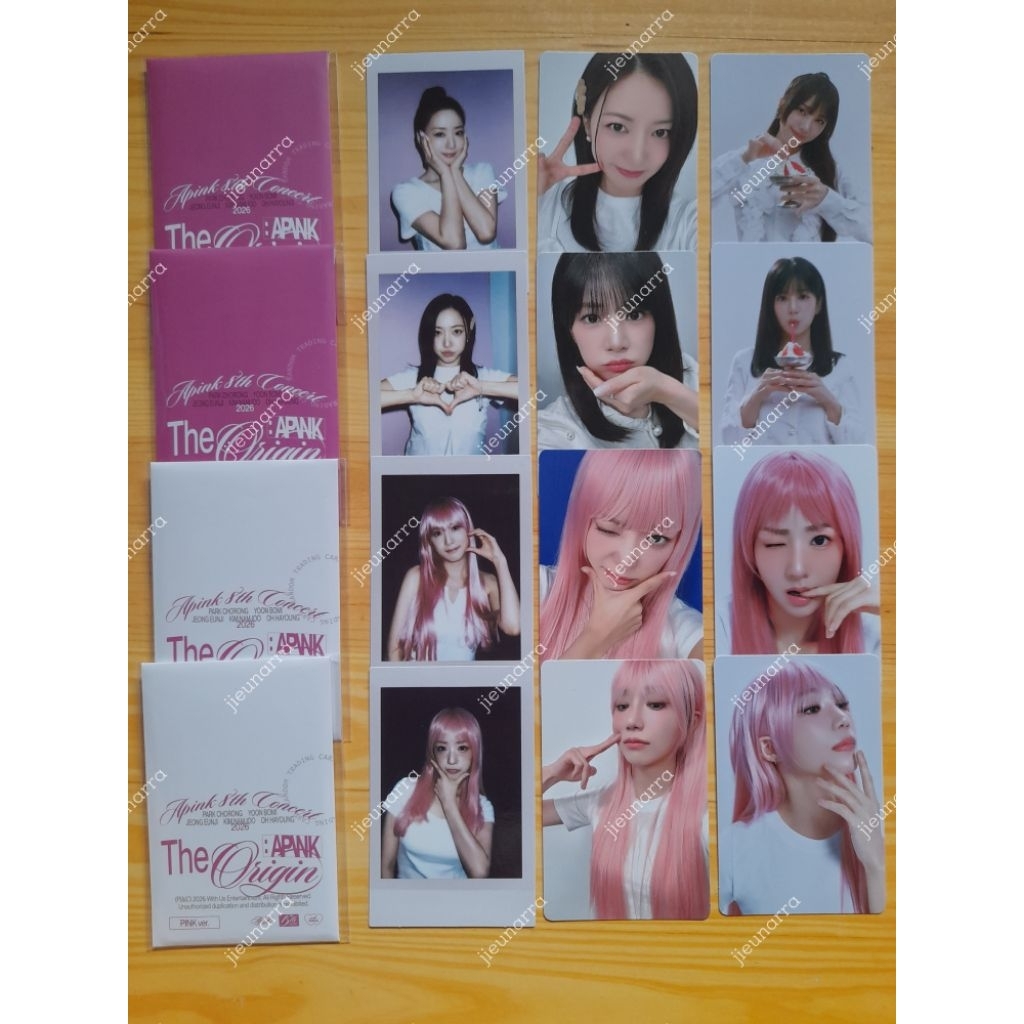 Apink Official Photocard - PC MD Concert The Origin Chorong Bomi Eunji Namjoo Hayoung