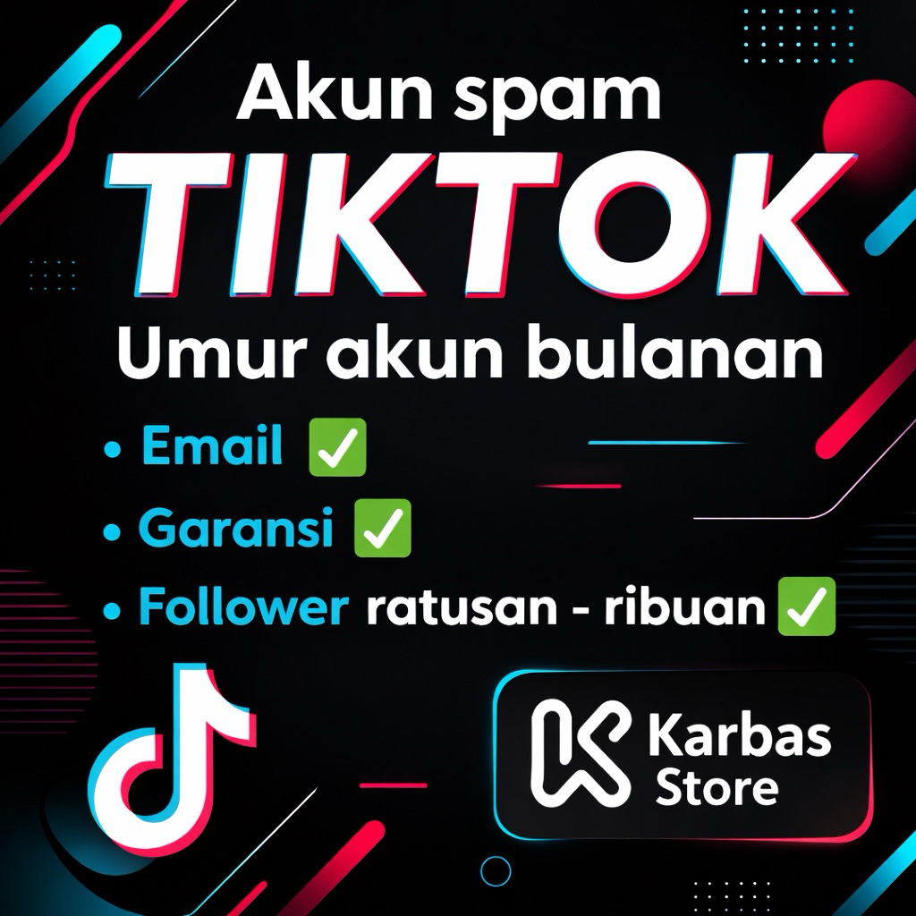 DISKON Akun Tik Tok TT Murah Permanen berfollowers Aman Bergaransi Bisa Live