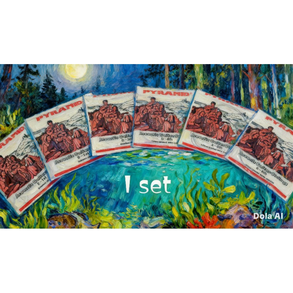 Senar gitar 1 set ukuran 008