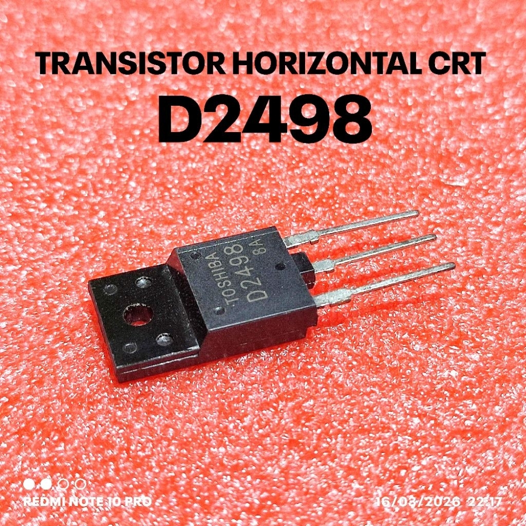 TRANSISTOR HORIZONTAL 2SD2498 D2498 D 2498 TOSHIBA