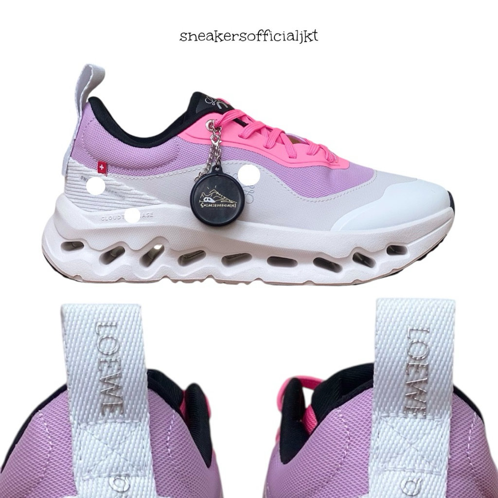 On x LOEWE Cloudtilt Sneakers Original Luxury - Sepatu On Running x Loewe Pria Wanita Premium Bonus 