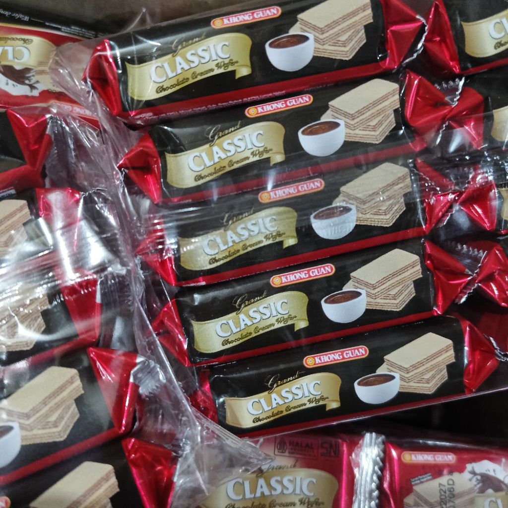 Khong Guan Wafer Renceng Kemasan Ekonomis 10 Pcs 18gr